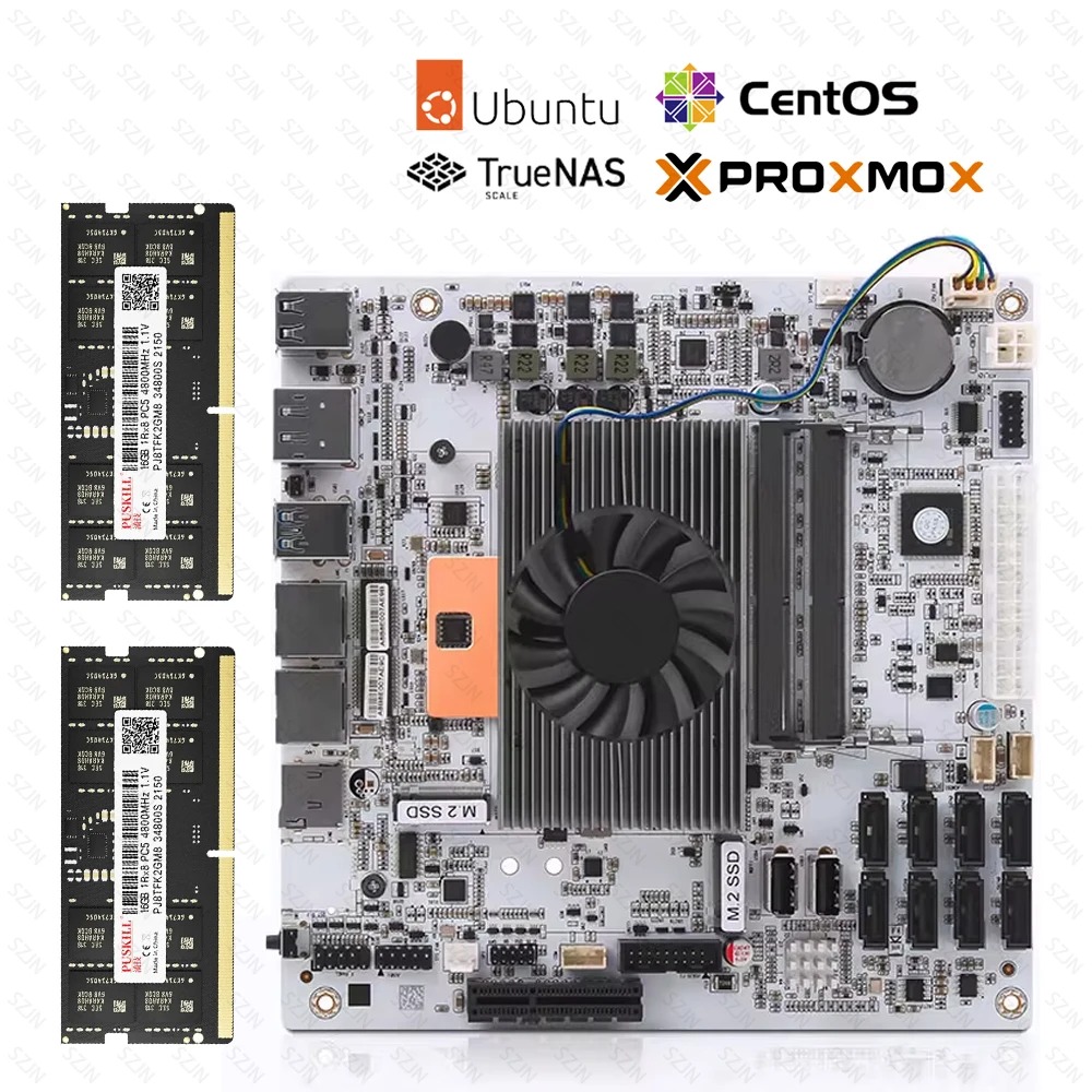 I5-8265U ES 8 SATA NAS moederb - Mini Itx Dual 2.5G Nas Motherboard recensie en prijs