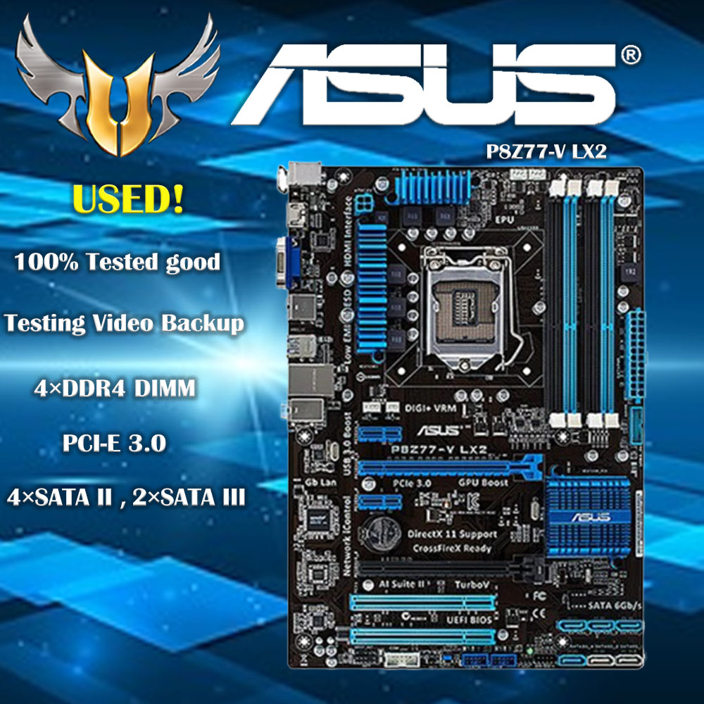 Asus P8Z77-V LX2 P8Z77V LX ver - X870E Atx Motherboard recensie en prijs