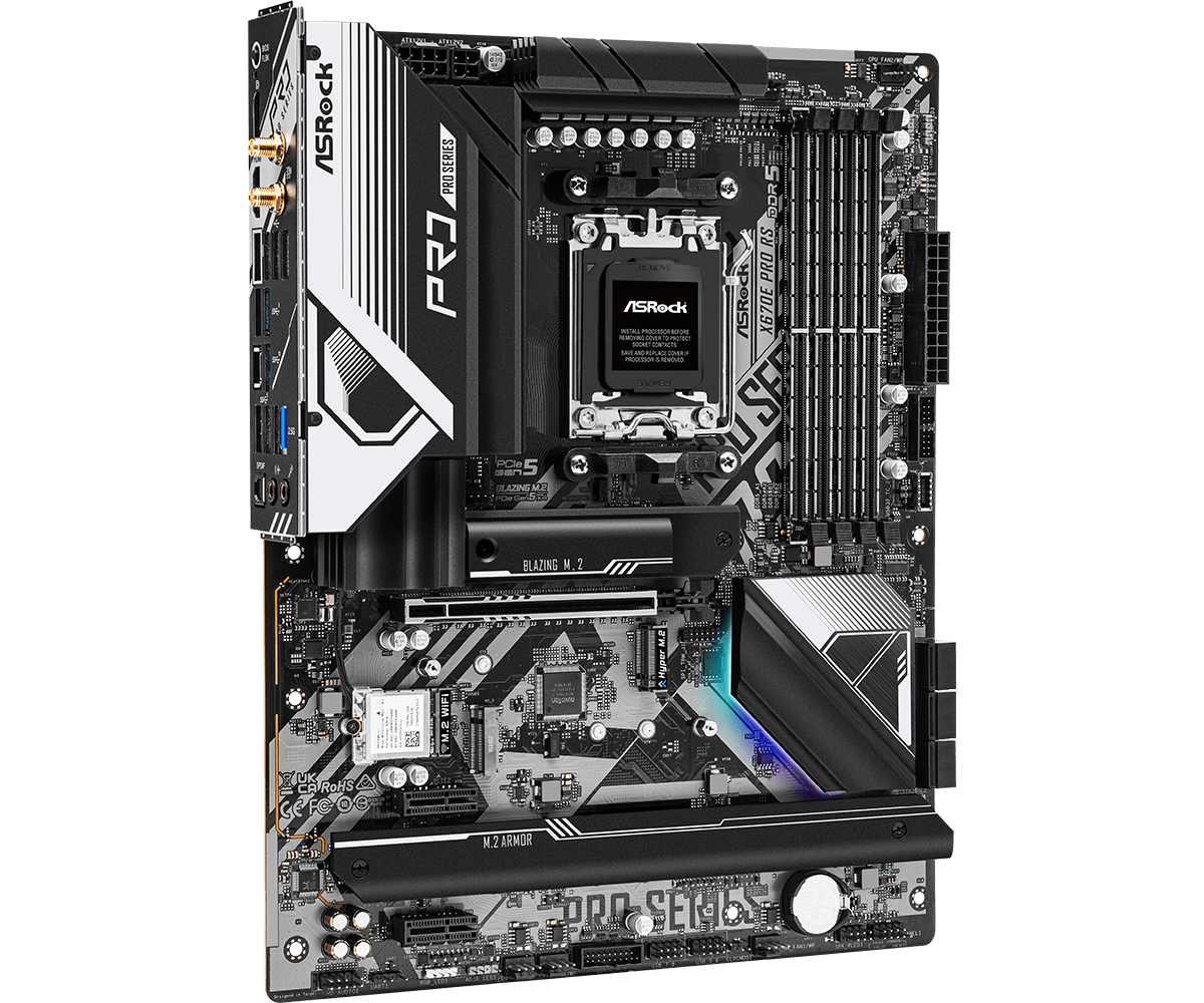 ASROCK X670E Pro RS moederbord - X870E Atx Motherboard recensie en prijs
