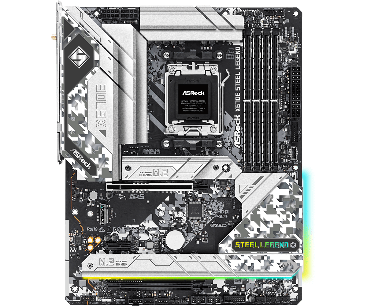 ASROCK X670E STEEL LEGEND X670 - X870E Atx Motherboard recensie en prijs