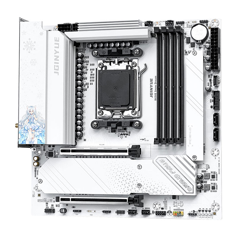 JGINYUE B650E Sneeuwdroom AM5  - Am5 Micro Atx Pcie 5.0 Motherboard recensie en prijs